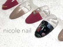 ニコルネイル(nicole nail)/H1095　Flower　¥10000