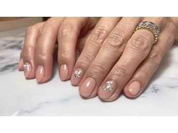 マオジェルにラメストーン