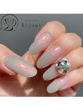 ビジュー(Bijoux)/人気！！オーロラネイル