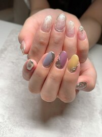 ちぐはぐネイル