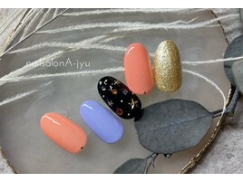ハロウィンカラーネイル