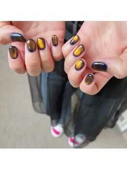 プリュネ(Prune)/ネイビー/オレンジ/マグネット