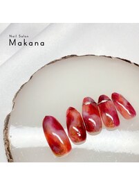 もやもやマーブルネイル