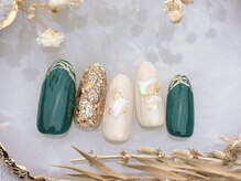 ネイルサロンフォーユー(for u)/ミラーネイル¥7980