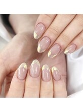 ネイル ビジュー(NAIL BIJOU)/オーロラフレンチネイル