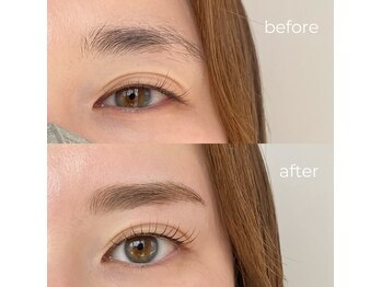 ハイク バイ ジェン(HIKE by gen.)/まつげパーマ × 眉毛