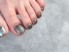 【Foot Nail＆角質ケア】お得なSETのSimple DESIGN