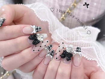 nail salon mimi【4月上旬 NEW OPEN（予定）】/ツイードチェック×キルティング