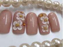 ネイルサロンミキ 横浜(MIKI)/成人式卒業式着物和風人気3D花