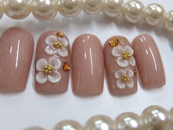 ネイルサロンミキ 横浜(MIKI)/成人式卒業式着物和風人気3D花