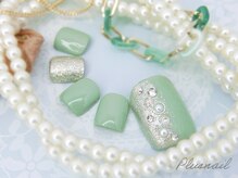 プラスネイル 銀座中央通り店(PLUS NAIL)/【1391】定額8,789円キラキラ