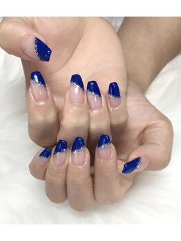 ファンネイルズ(Fun nails)/斜めフレンチ
