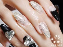 ノエル(Noel)/ブラック シルバー ビジュー