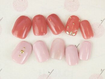 ネイル アンド アイラッシュ ニコニコ(niconico)の写真/【JR駅新長田☆1分】いつでもオフ付☆ラメグラ/ワンカラー¥3700♪限定2デザイン¥3990