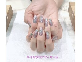 今したいフラワーネイル