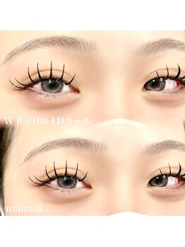 ミリミリ(milimili)の写真/可愛いまつ毛からキレイめまつ毛まで◎貴女だけの魅力UP☆一人一人に合ったデザイン提案で理想の目元へ♪