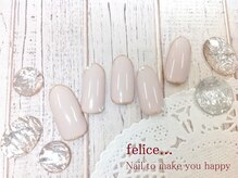 ネイルサロン フェリーチェ(felice)/【定額ネイル】¥6980