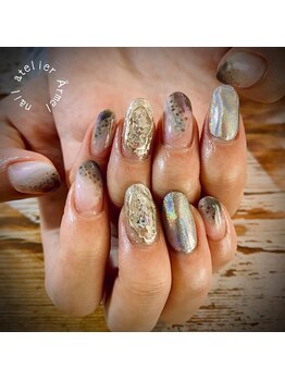 ネイルアトリエ エルメル(nail atelier Armel)/マス釣りネイル♪
