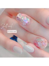 チャコネイル(chaco-nail)/シェル埋め尽くしネイル