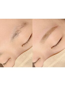 アイブロウメニューがあるサロン