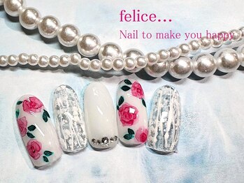 ネイルサロン フェリーチェ(felice)/【定額ネイル】¥7980