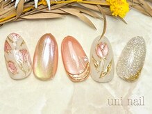 ウニネイル(uni nail)/サンプルデザイン　リッチ