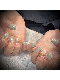 2026春ネイル【ミモザネイル】