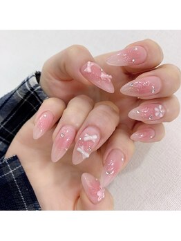 レインボーネイル 池袋(RainbowNail)/チーク、可愛いネイル