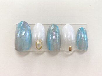 ネイルアンドアイ ミント(nail&eye mint)/8月キャンペーンネイル