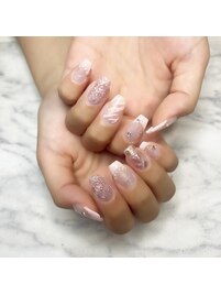 キュート×アクセサリーネイル