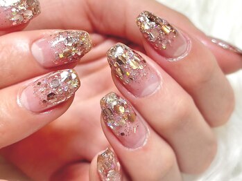 チャーピーネイル(CHIRPY NAIL)/ラメグラデーション