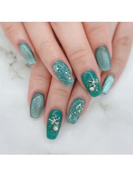 ネイルサロン エーナイン ザ ビッグ豊平店/持ち込みデザイン