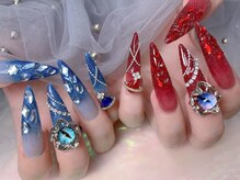 スノーネイルサロン 新宿店(Snow nail salon)/ストーンチェーンネイル