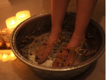 ジェラルアン(Jelaruang)の雰囲気(こだわりフットバスで足下から温め、ウェルカムティーもご一緒に)