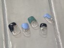 ☆ちぐはぐネイル