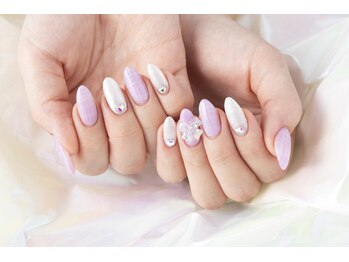 エミラボーテ 心斎橋店(Emi la beaute)/チェック リボンネイル