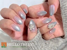 ハローゼア(HELLO THERE!)/シンデレラカラーの冬ネイル♪