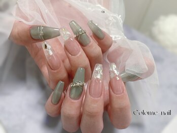 コロミネイル(colome nail)の写真/爪が弱くてお悩みの方にもオススメ◎1本～OK!チップ長さだし・スカルプも★大人気のマグネットのも豊富♪