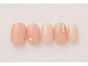 ネイルサロンprish銀座4丁目店【マグネット&フットネイル定額サロン】/5000円 ストーン ワンカラー