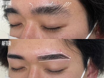 メンズ眉毛サロン ADDICT広島パルコ店【メンズ眉毛/眉毛サロン/アイブロウ/眉毛】/眉毛BA[眉毛/眉毛サロン]