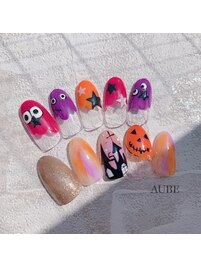 ハロウィンネイル