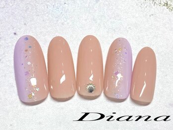 ディアナ ひたちなか高場店(DIANA)/定額ネイル 6600円 B‐056