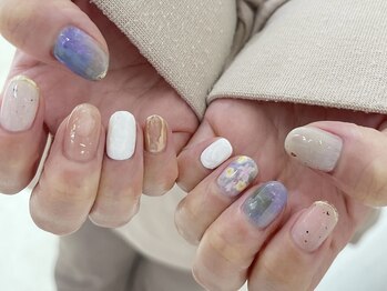 メルシー(Merci)/絵画ニュアンスネイル