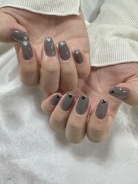 【ハートホロネイル】