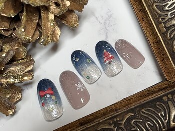 グリッター(GLITTER)/クリスマスネイル