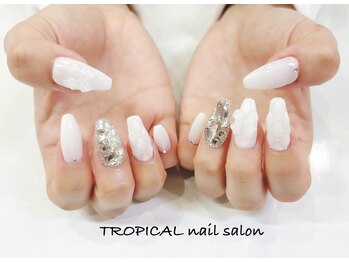 トロピカル(TROPICAL)/埋めつくしネイル