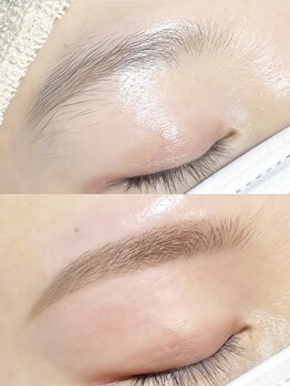 ジアン(GIEN)の写真/＊美眉アイブロウWAX脱毛(お仕上げメイク付き)¥4400＊眉周りの毛をキレイに処理して、垢ぬけた印象に◎