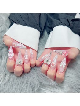 u.Neek【ユニーク】長さだし/スカルプ/定額/持ち込み/海外風/ベイビーブーマー/