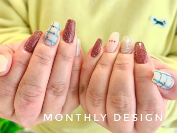 フラッシュネイル*4月monthly