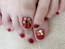 キラキラネイル 川口 南鳩ヶ谷店/フット親指アート